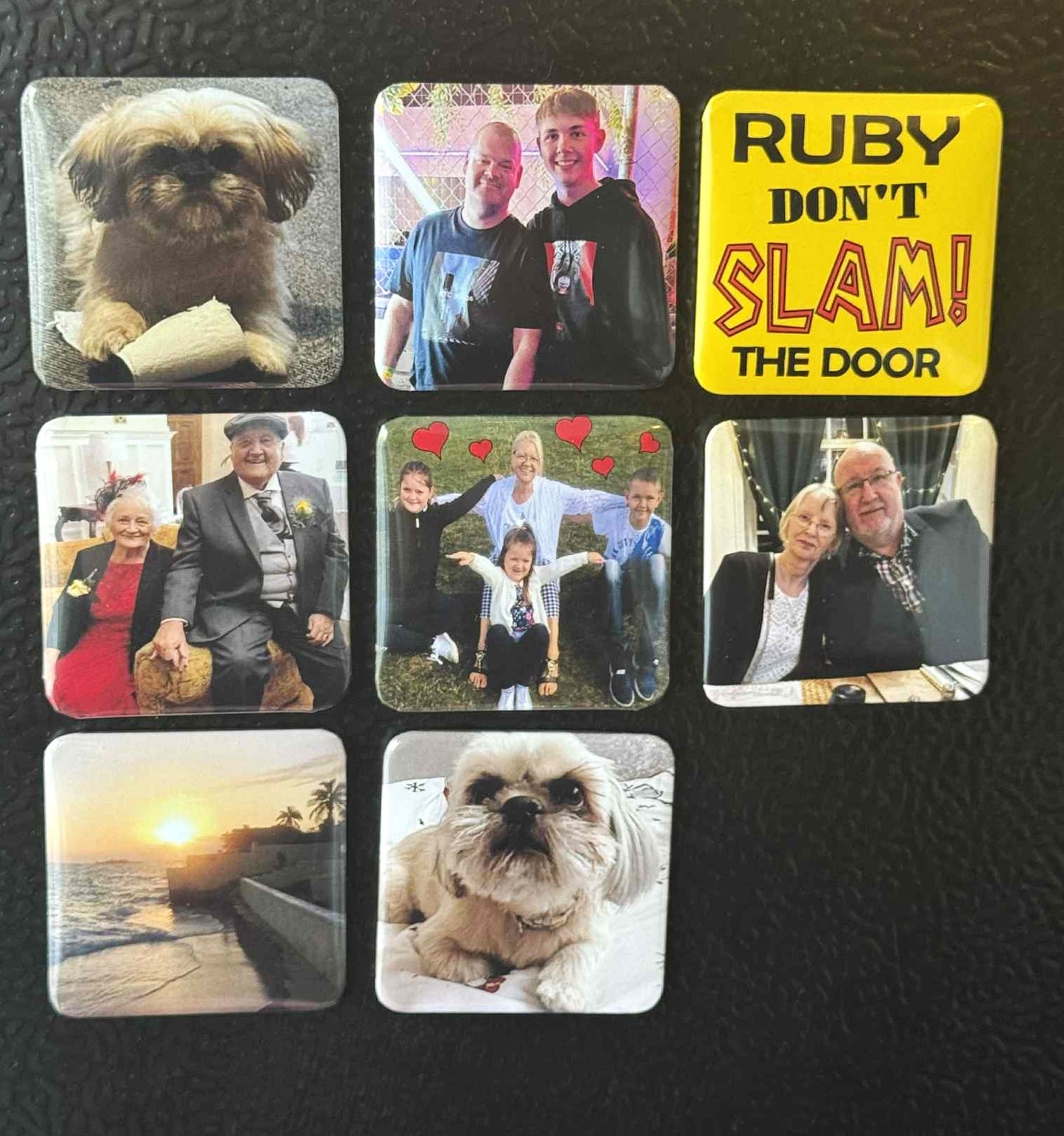 Personalised Photo Fridge Magnets Family Memories 2" Square