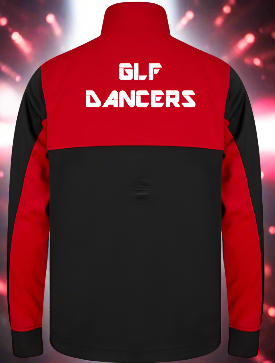GLF Official Uniform 1/4 Zip Jacket Black/Red Logo / Name