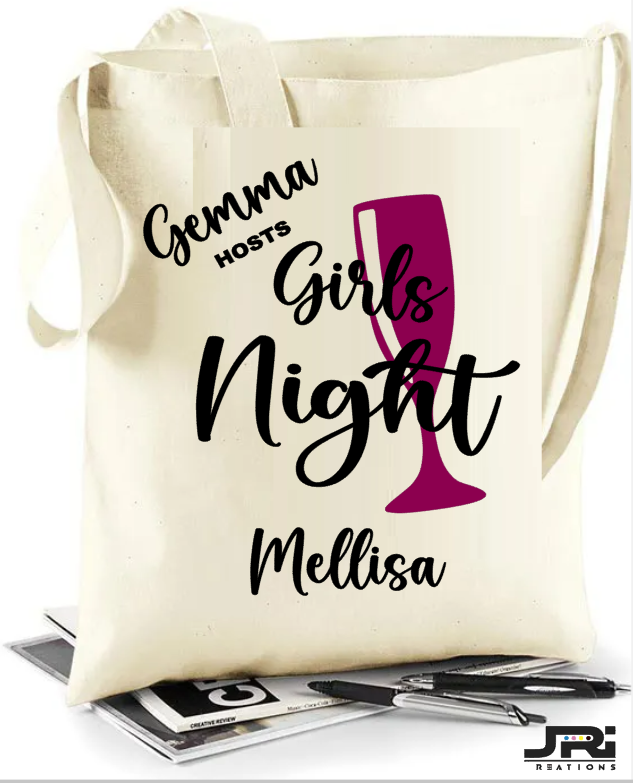 Personalised Hosting's Girls Night Shoulder Sling Bag