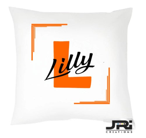Printed 40x40 Cushion Letter / Name