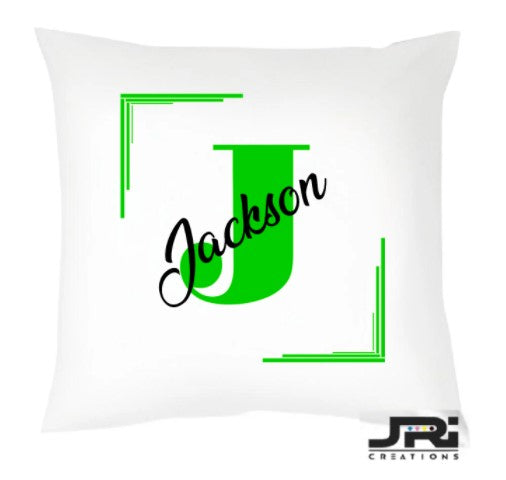 Printed 40x40 Cushion Letter / Name