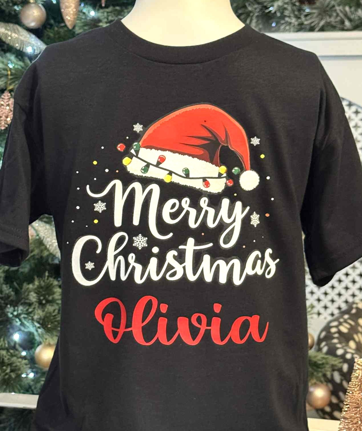 🎅Christmas Personalised Kids/Adult Family T-Shirts 🎄Merry Christmas