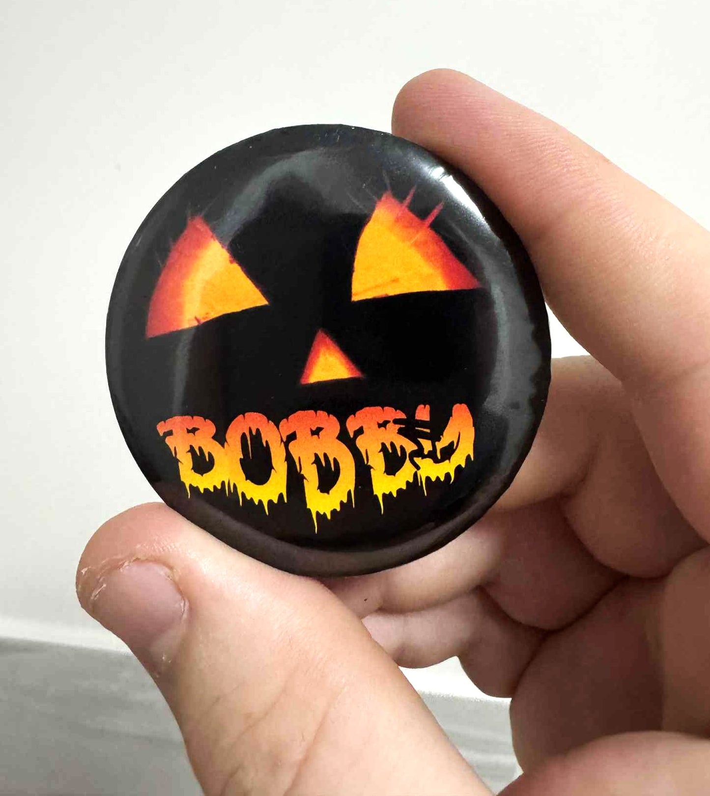 Personalised Photo Round 58mm Badge 2.25" Any Design / Any Text