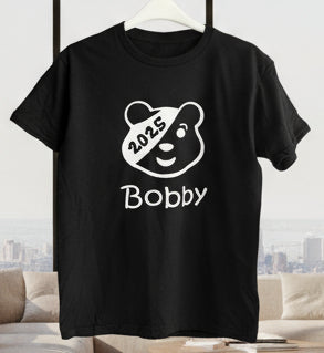 Personalised Kids/Adult T-Shirt Children In Need (2025 Head Design)