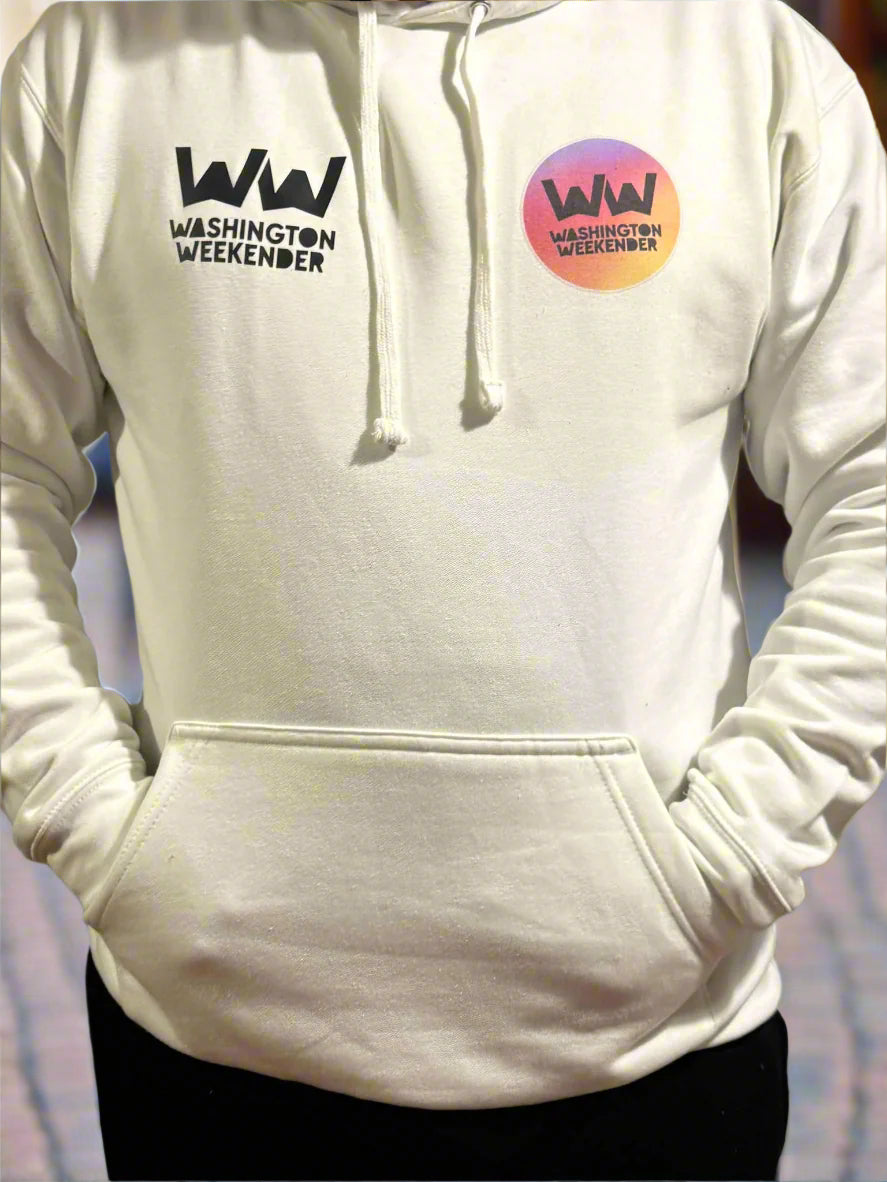 Washington Weekender Official Merchandise White Hoodie