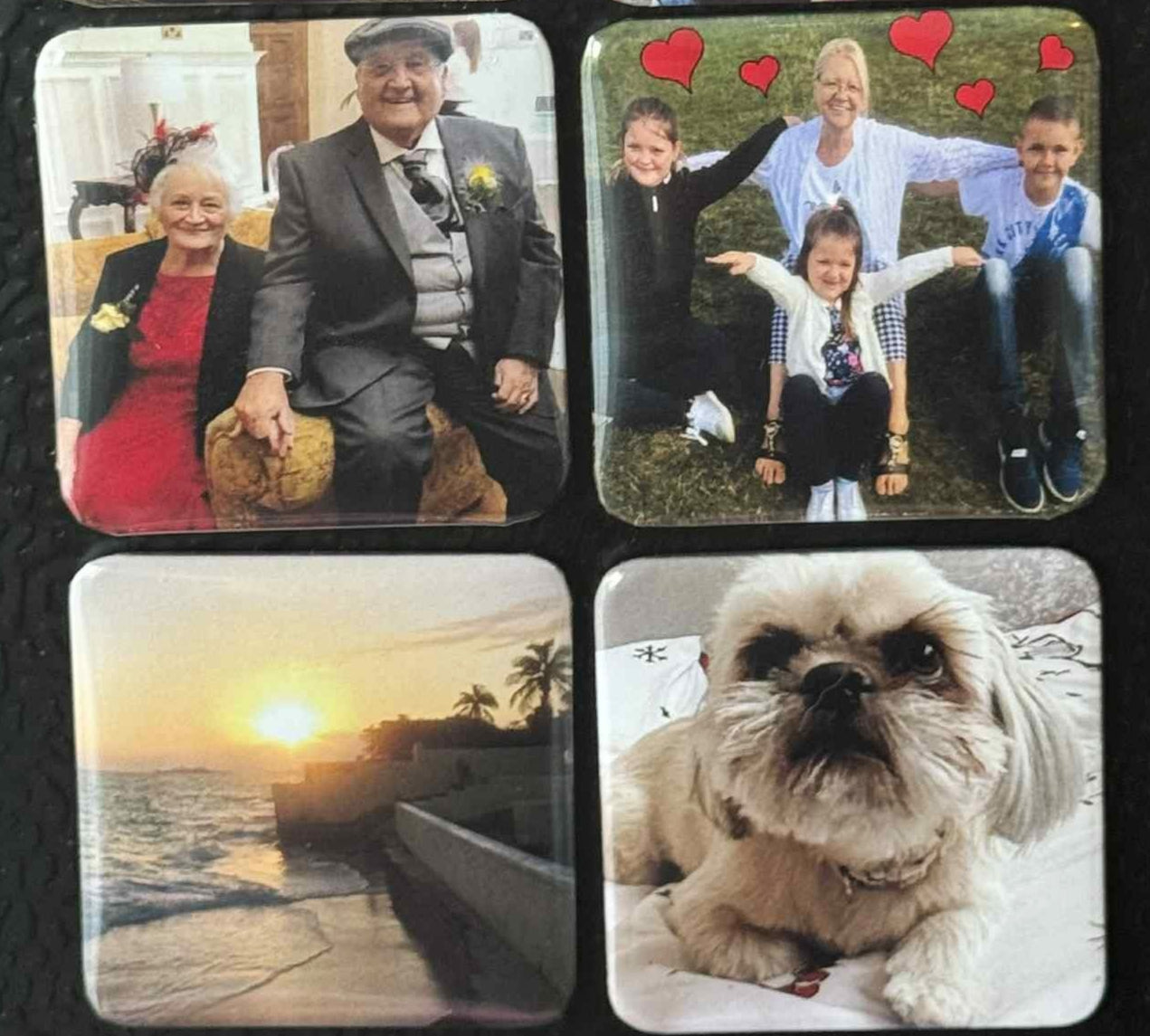 Personalised Photo Fridge Magnets Family Memories 2" Square