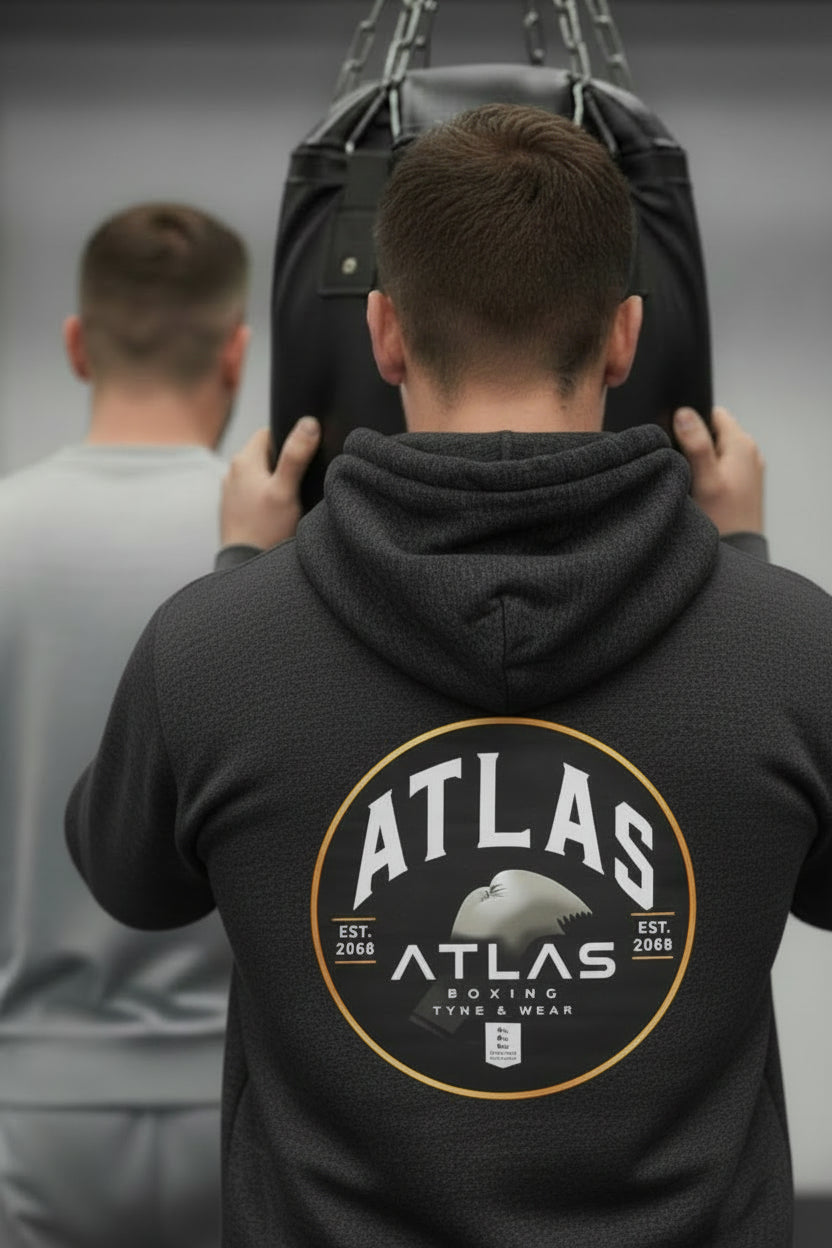 Kid's/Adult Soft Cotton 280GSM Gym Hoodie ( Charcoal )🥊