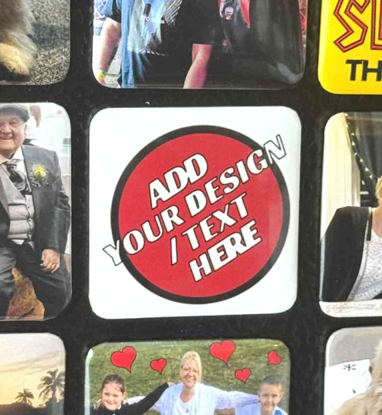 Personalised Photo Fridge Magnets Family Memories 2" Square