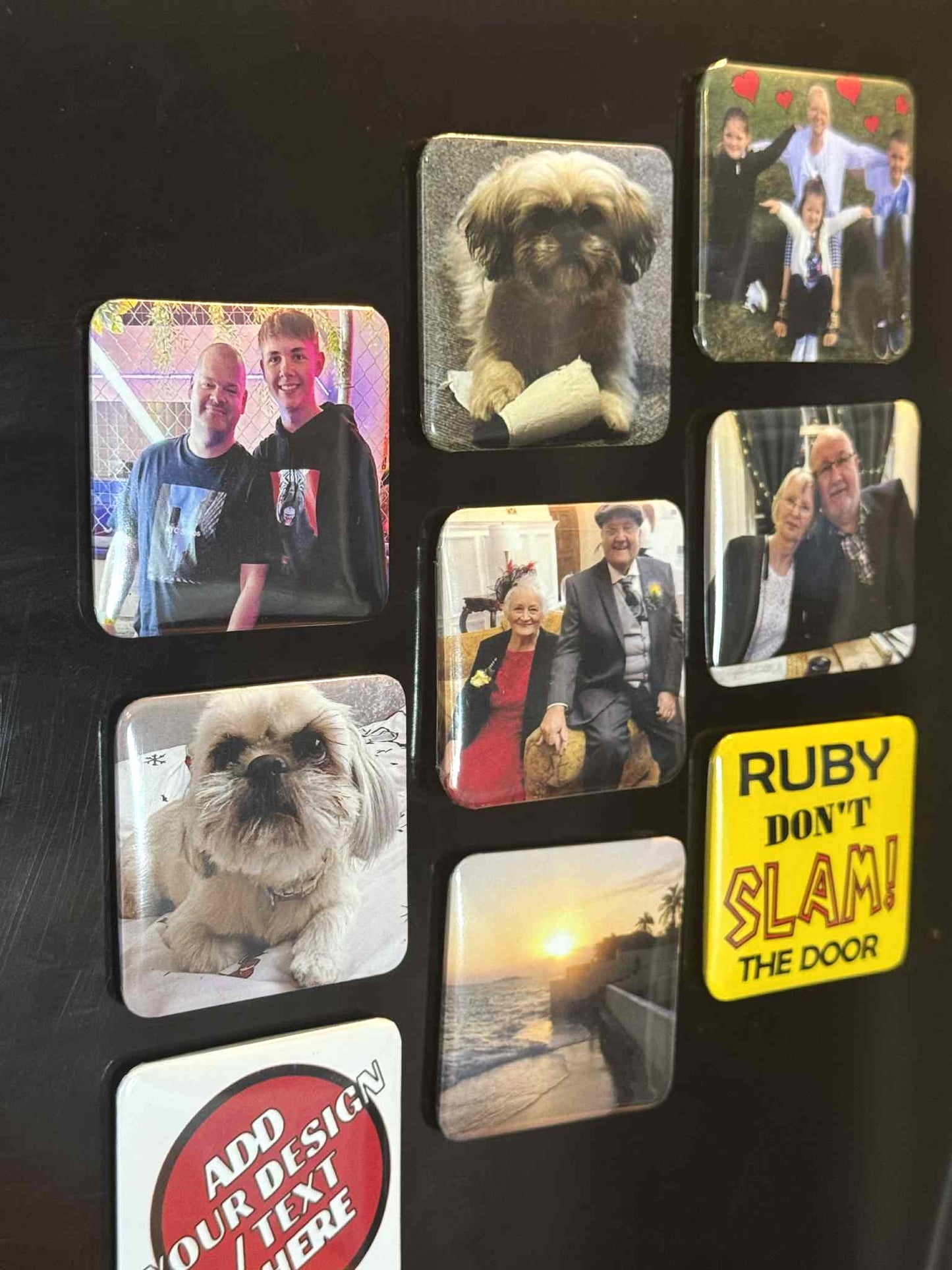 Personalised Photo Fridge Magnets Family Memories 2" Square