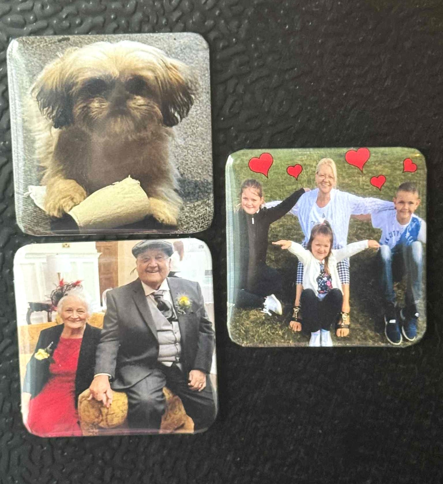 Personalised Photo Fridge Magnets Family Memories 2" Square