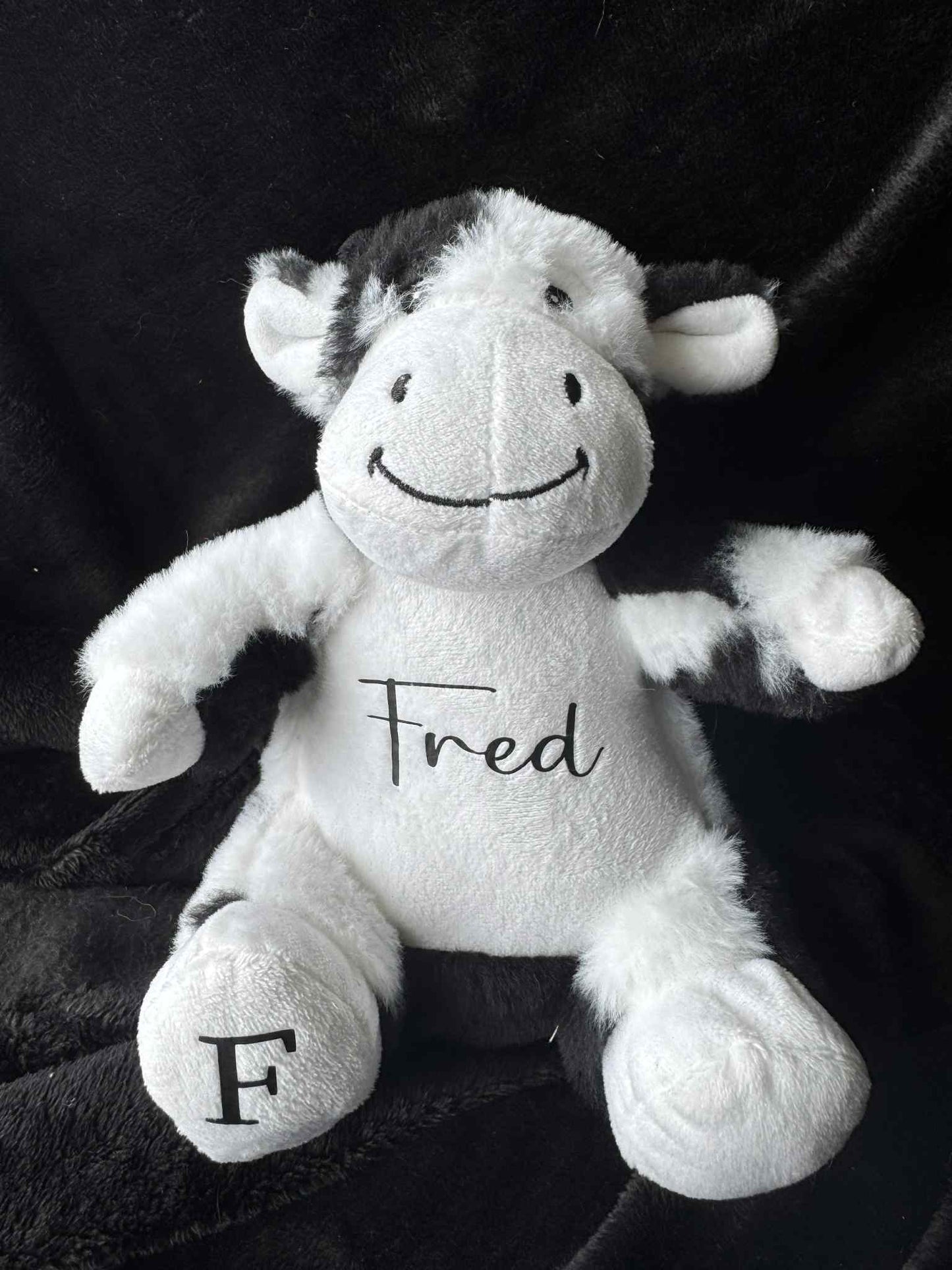 Personalised Soft Toy Plush Mumbles Print Me Teddy Bear, 💫 Printed Name