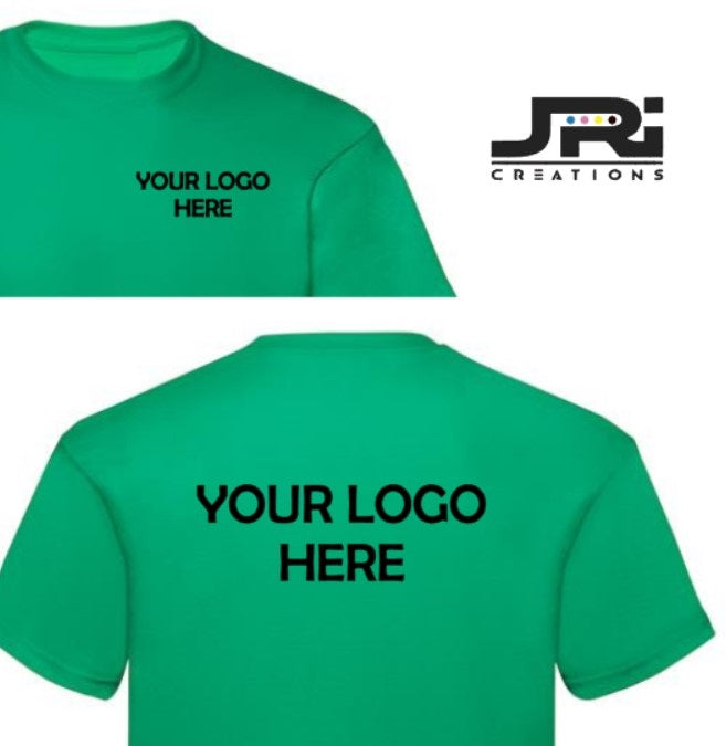 Custom Business T-Shirt Back & Breast Logo