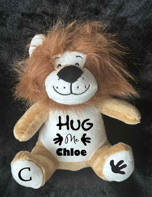 Personalised Soft Toy Plush Mumbles Print Me Teddy Bear, 💫 Hug Me Keep Sake Teddy