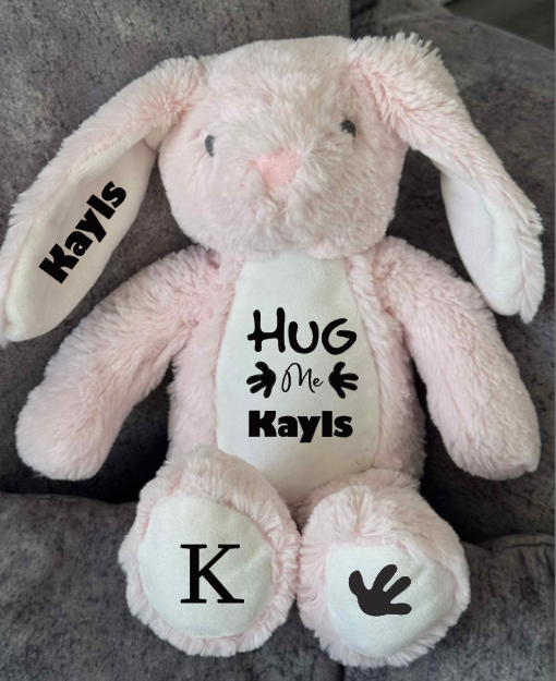 Personalised Soft Toy Plush Mumbles Print Me Teddy Bear, 💫 Hug Me Keep Sake Teddy