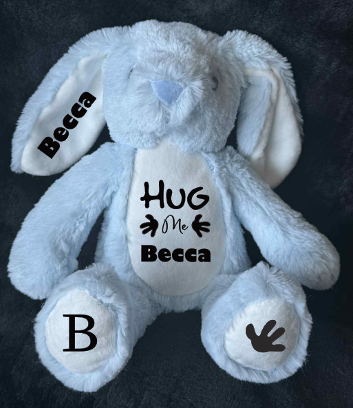 Personalised Soft Toy Plush Mumbles Print Me Teddy Bear, 💫 Hug Me Keep Sake Teddy