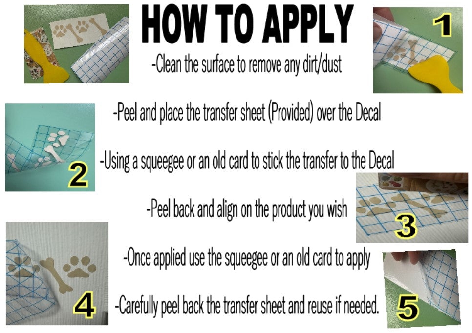 Personalised Bouquet Box Decal Only Merry Christmas + Name