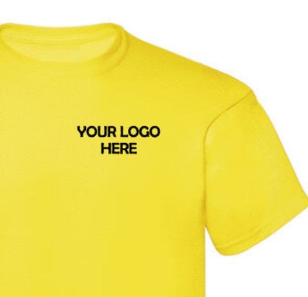 Custom Business T-Shirt Breast Logo