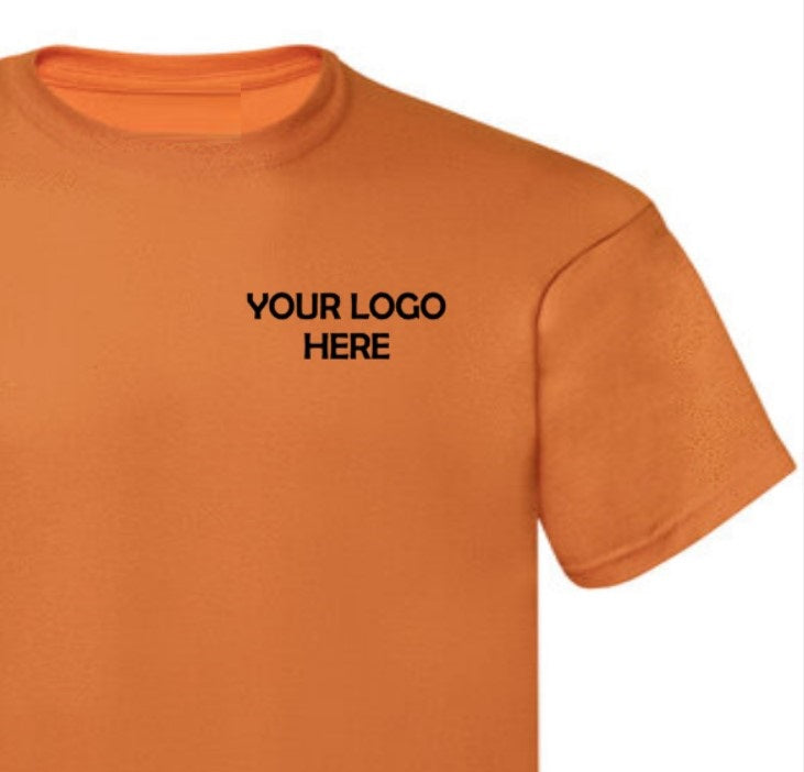Custom Business T-Shirt Breast Logo