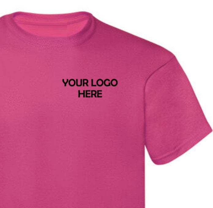 Custom Business T-Shirt Breast Logo