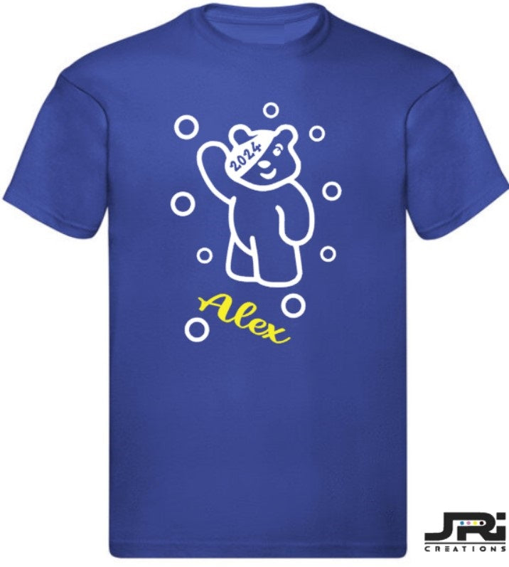 Personalised Kids/Adult T-Shirt Children In Need (Full Body Design)