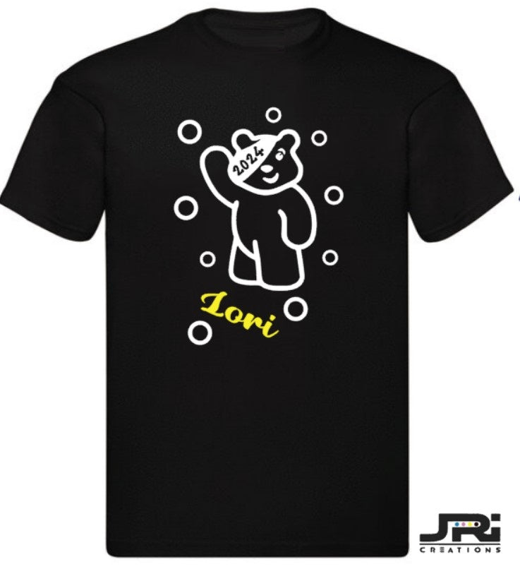 Personalised Kids/Adult T-Shirt Children In Need (Full Body Design)