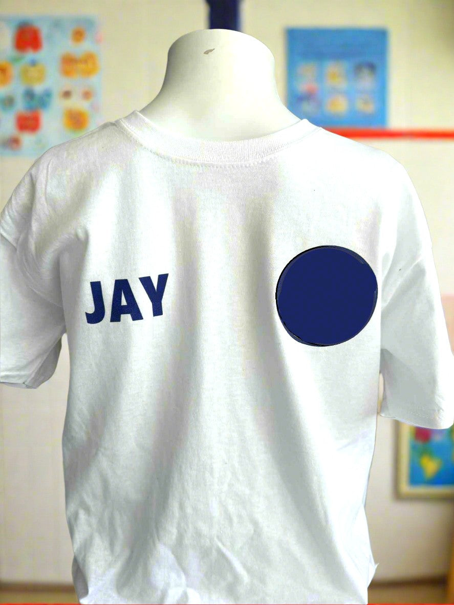 School Leavers T-Shirts School Logo & Name For The Whole Class To Sign