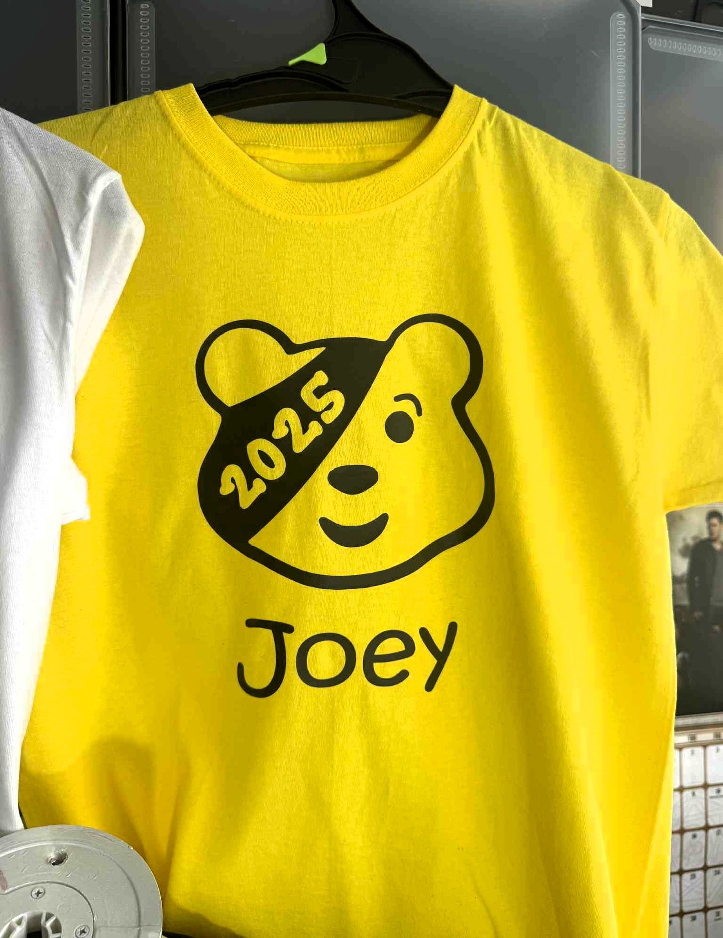 Personalised Kids/Adult T-Shirt Children In Need (2025 Head Design)