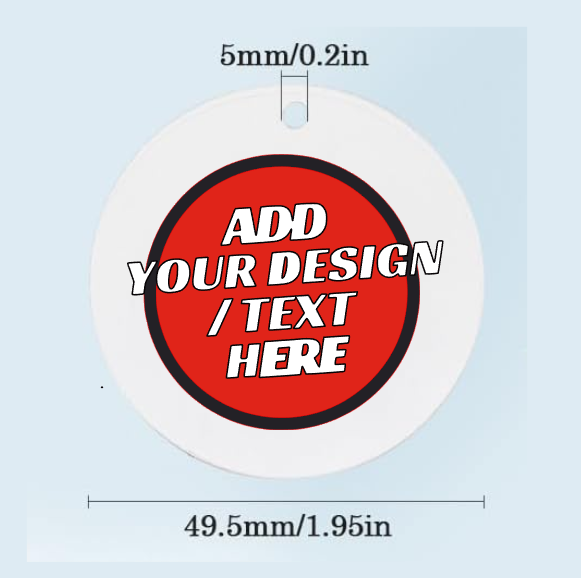 #12 Design Your Own Printed Double Sided Key Ring