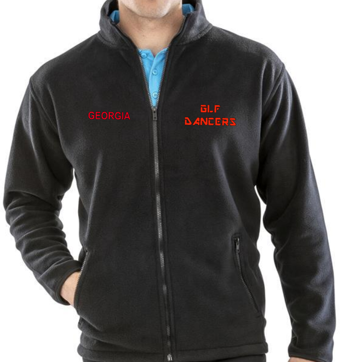 GLF Official Uniform Black Full Zip Fleece