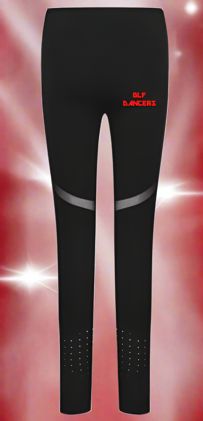 GLF Official Uniform Panelled Leggings Black