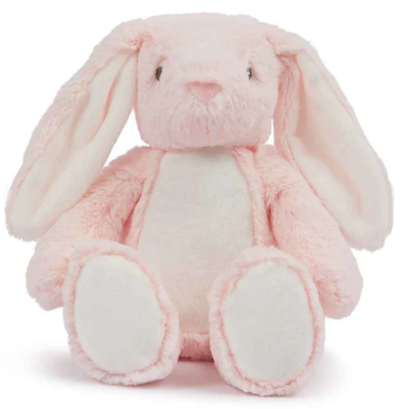 Personalised Soft Toy Plush Mumbles Print Me Teddy Bear, Printed Design Your Own 🖼️ Pink Bunny