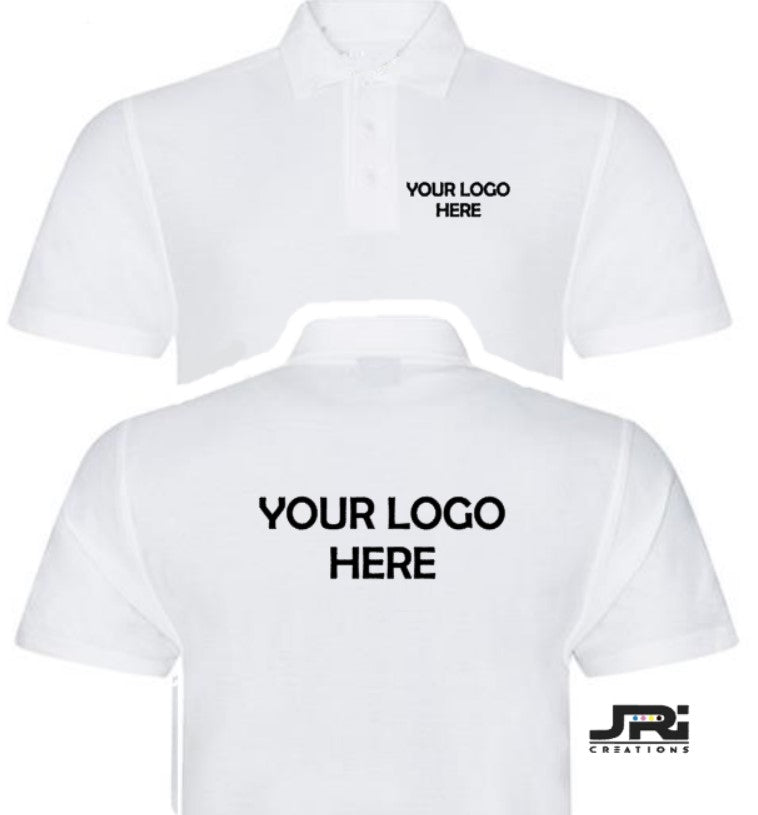 Custom Business Polo T-Shirt Back & Breast Logo