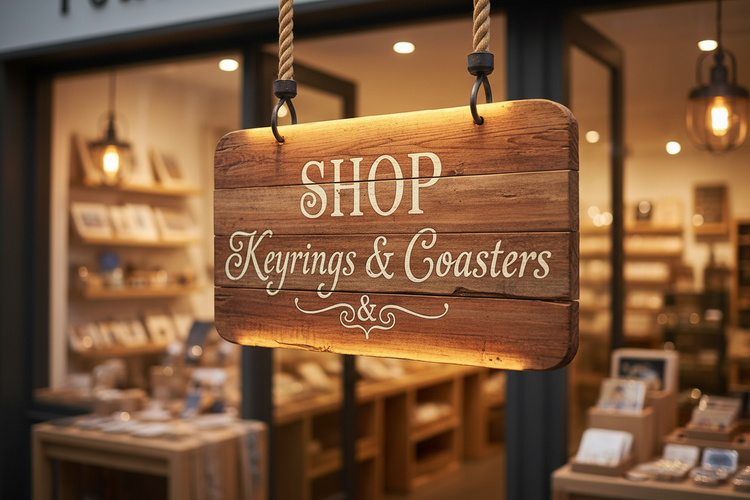 🛒- Key Rings & Coasters