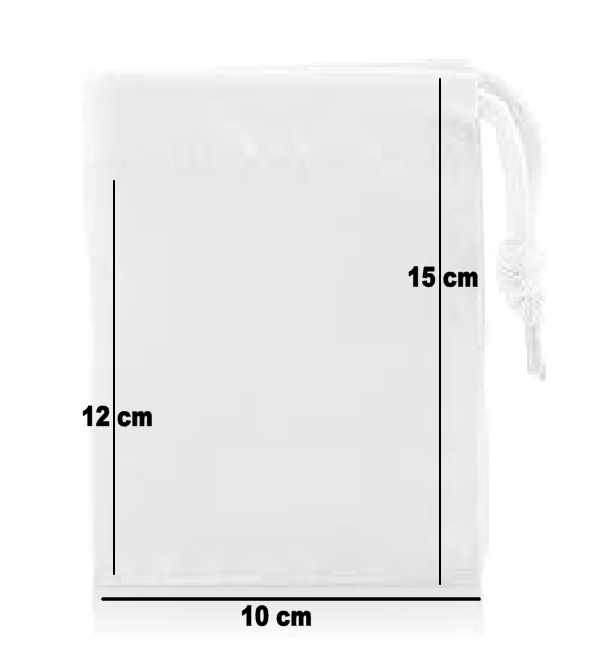 Printed Christmas Mini Stuff Bag Of Coal Drawstring Sack