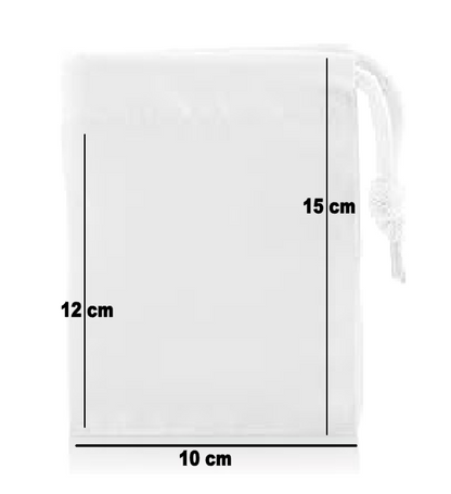 Printed Christmas Mini Stuff Bag Of Coal Drawstring Sack