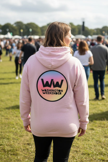 🚨**Washington Weekender Official Event Merchandise**🚨Kids/Adult Hoodie Light Pink Hooded Sweatshirt