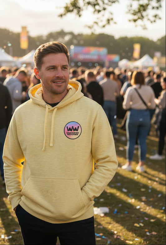 🚨**Washington Weekender Official Event Merchandise**🚨Kids/Adult Hoodie Pale Yellow Hooded Sweatshirt