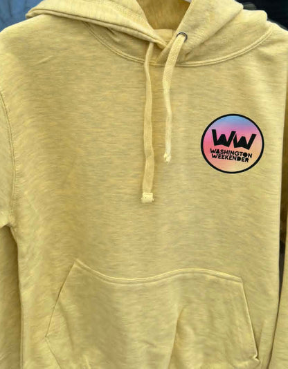 🚨**Washington Weekender Official Event Merchandise**🚨Kids/Adult Hoodie Pale Yellow Hooded Sweatshirt