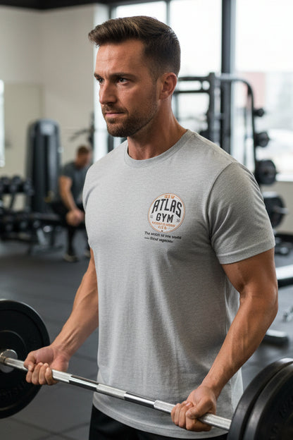 Kid's/Adult Heavy Cotton T-Shirt ( Heather Grey )🏋️‍♂️
