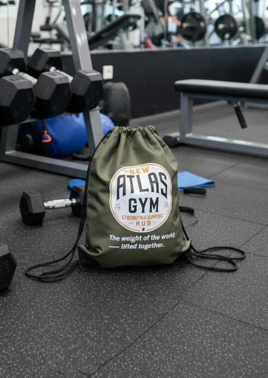 Kid's/Adult Drawstring Gym Bag 🏋️‍♂️ ( Olive ) ( White ) ( Black )
