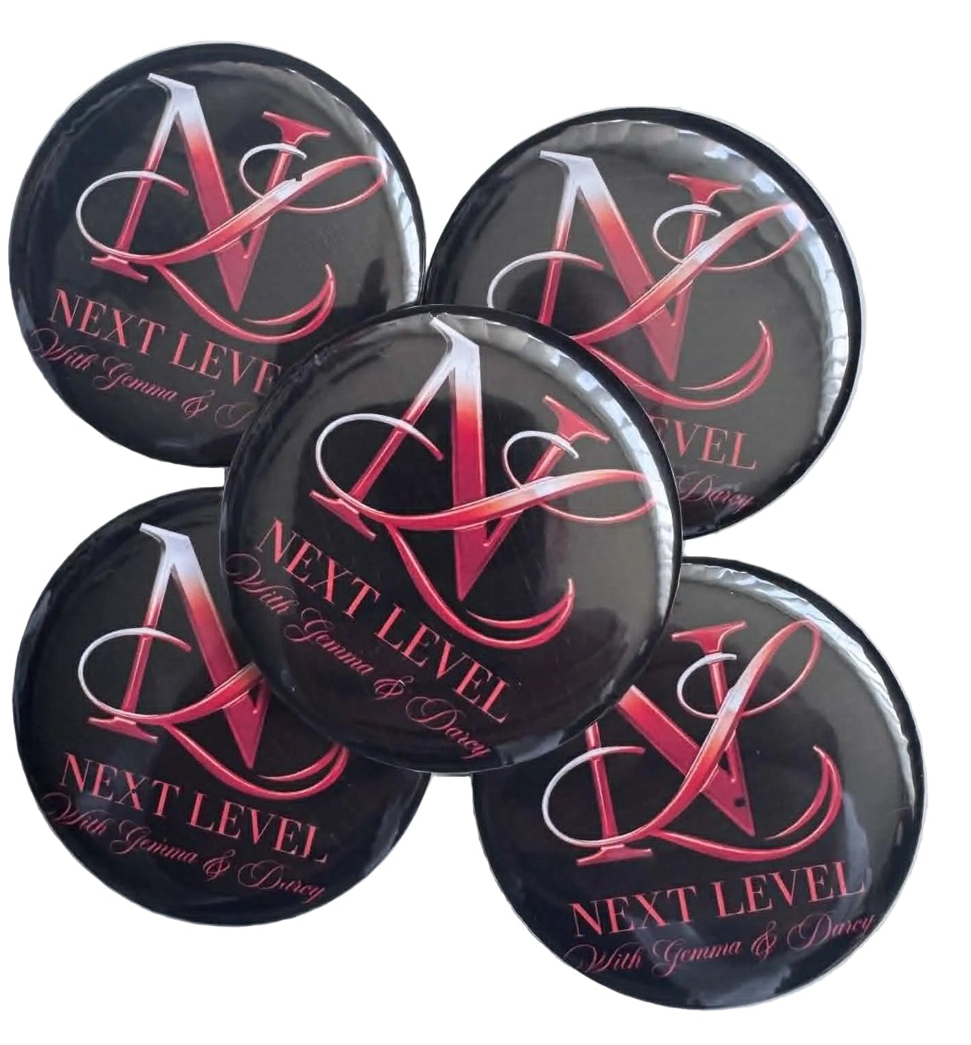 🏆**Next Level Official Merchandise**🏆 Round 58mm Badge 2.25"