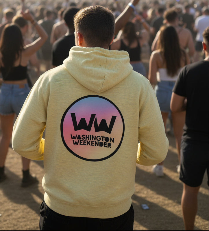 🚨**Washington Weekender Official Event Merchandise**🚨Kids/Adult Hoodie Pale Yellow Hooded Sweatshirt