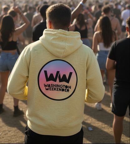 🚨**Washington Weekender Official Event Merchandise**🚨Kids/Adult Hoodie Pale Yellow Hooded Sweatshirt
