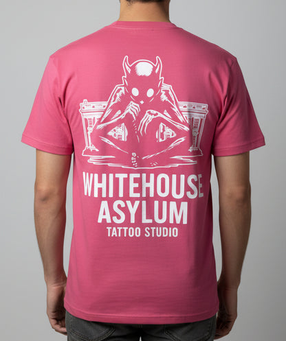 Official Whitehouse Asylum Tattoos Merchandise T-Shirt Summer Edition ( Pink )