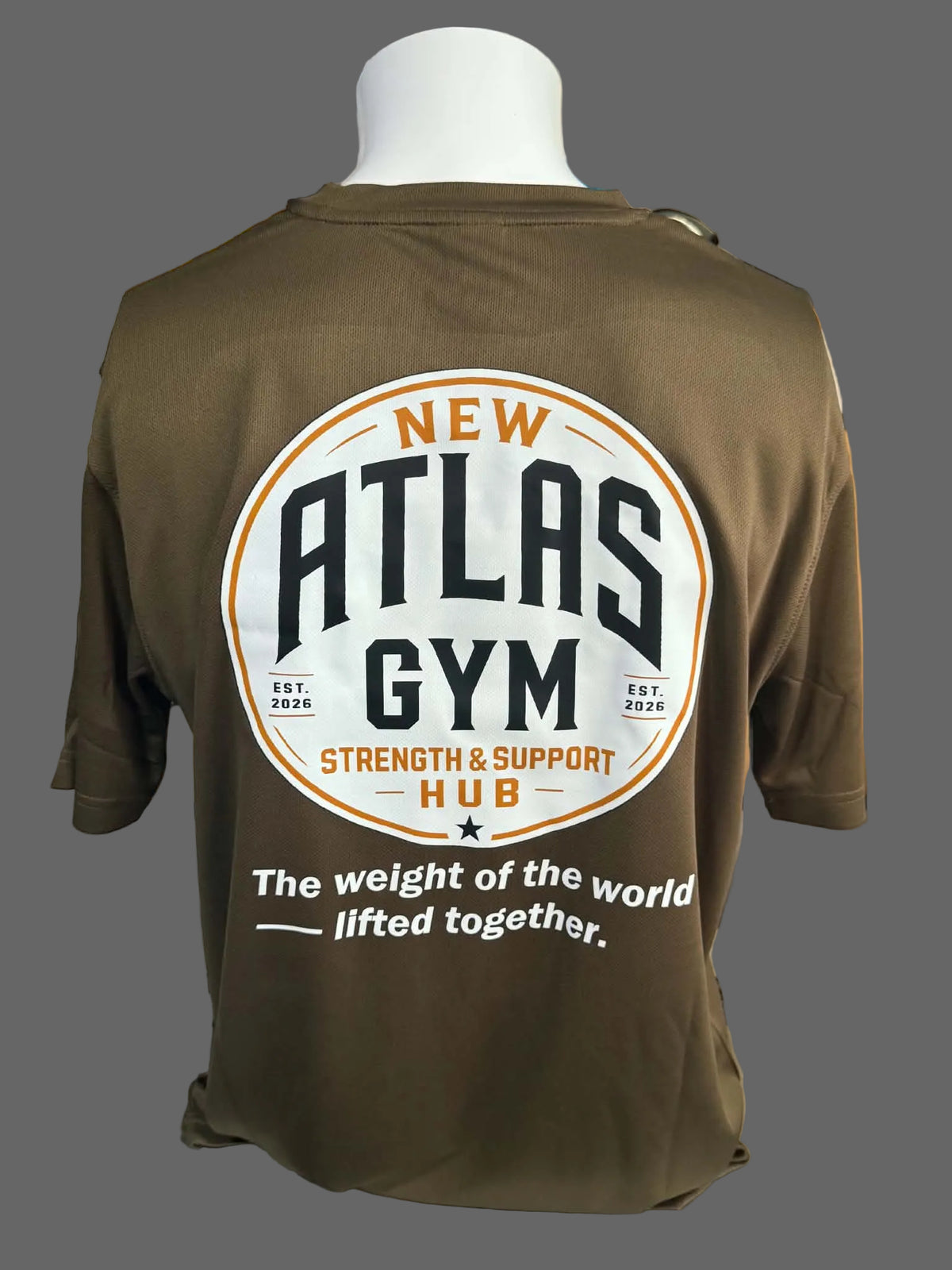 Adult Cool Gym Breathable T-Shirt ( Olive )🏋️‍♂️