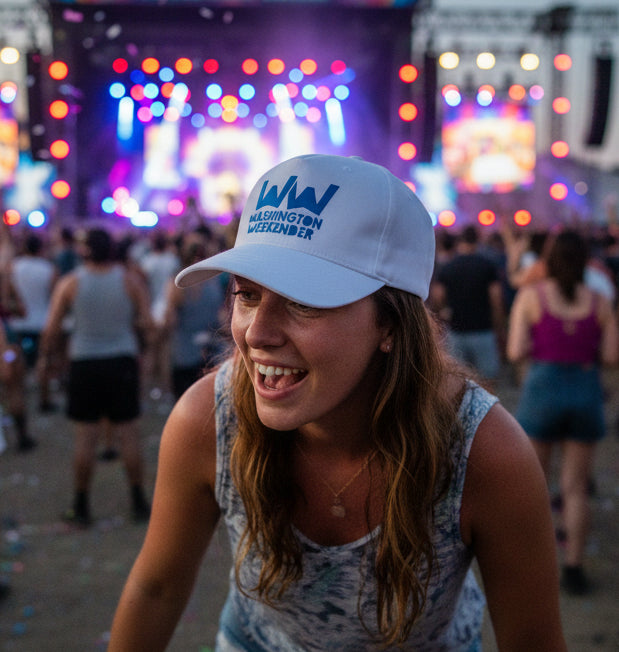 🚨**Washington Weekender Official Event Merchandise**🚨 White Cap One Size