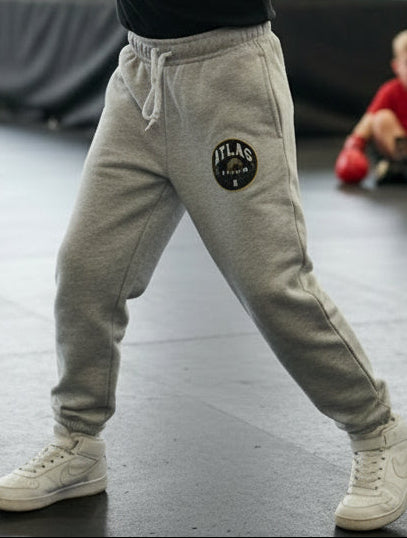 Kid's/Adult Tracksuit Cotton Hoodie & Joggers 280GSM ( Heather Grey) 🥊