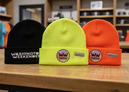 🚨**Washington Weekender Official Event Merchandise**🚨Thinsulate Beanie Wooly Hat Fluorescent Orange