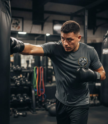 Kid's/Adult Cool Gym Breathable T-Shirt ( Charcoal  )🥊