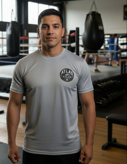 Kid's/Adult Cool Gym Breathable T-Shirt ( Heather Grey )🥊